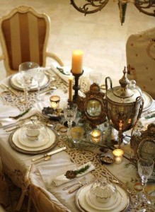 Luxe at table