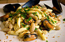 Pasta e fagioli con cozze